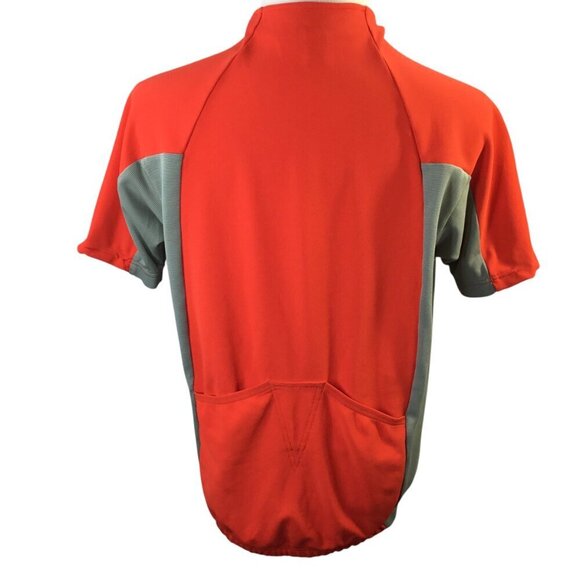 Patagonia Cycling Jersey Vtg Y2K Bike 1/2 Zip Short Sleeve Large USA Red Gray - Picture 5 of 10